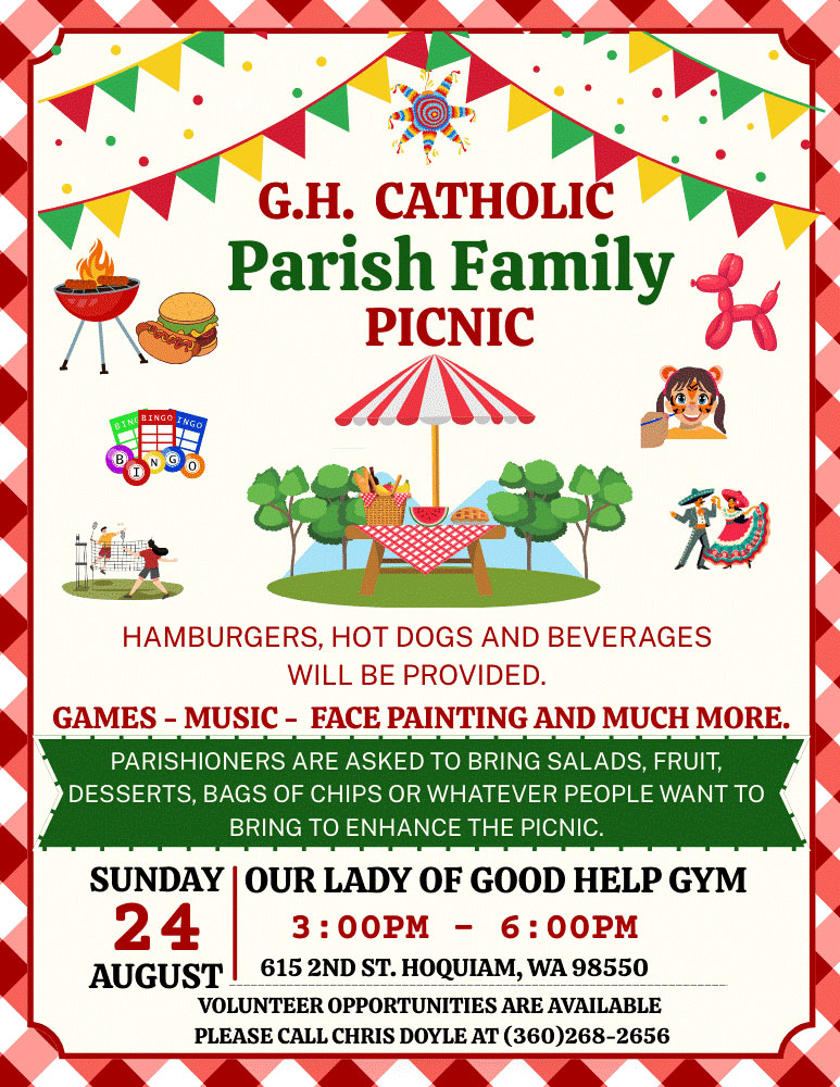 Grays Harbor Catholic - Parish Family Picnic