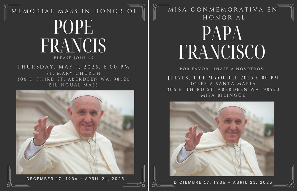 Memorial Mass for Pope Francis