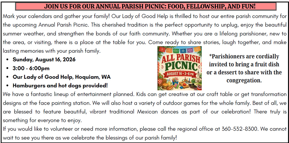 Annual Parish Picnic