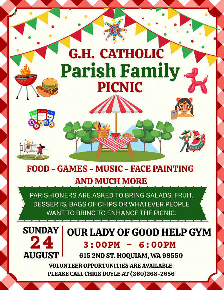 Grays Harbor Catholic - Parish Family Picnic