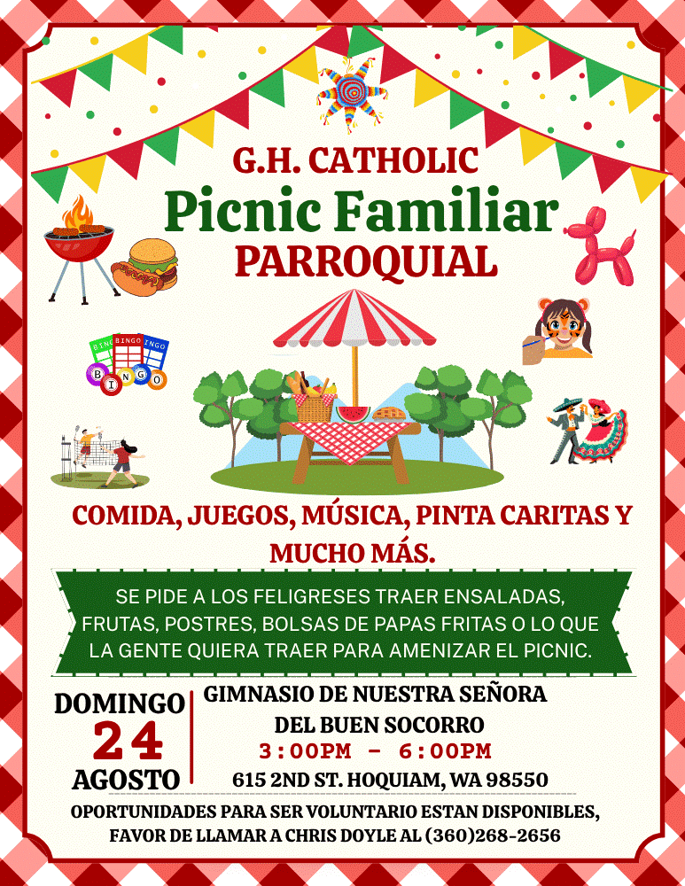 Grays Harbor Catholic - Parish Family Picnic